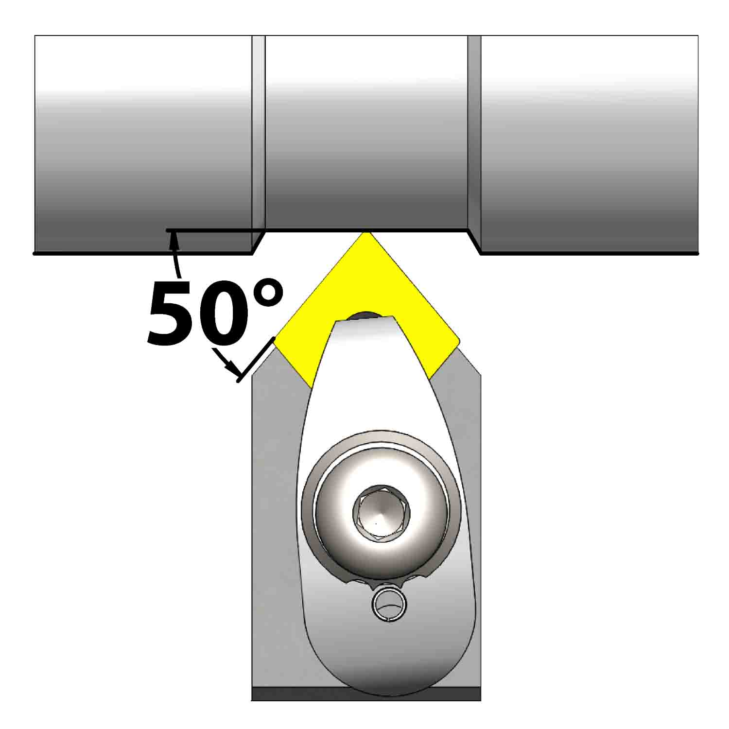 External turning<br />Top clamping<br />DCMN N