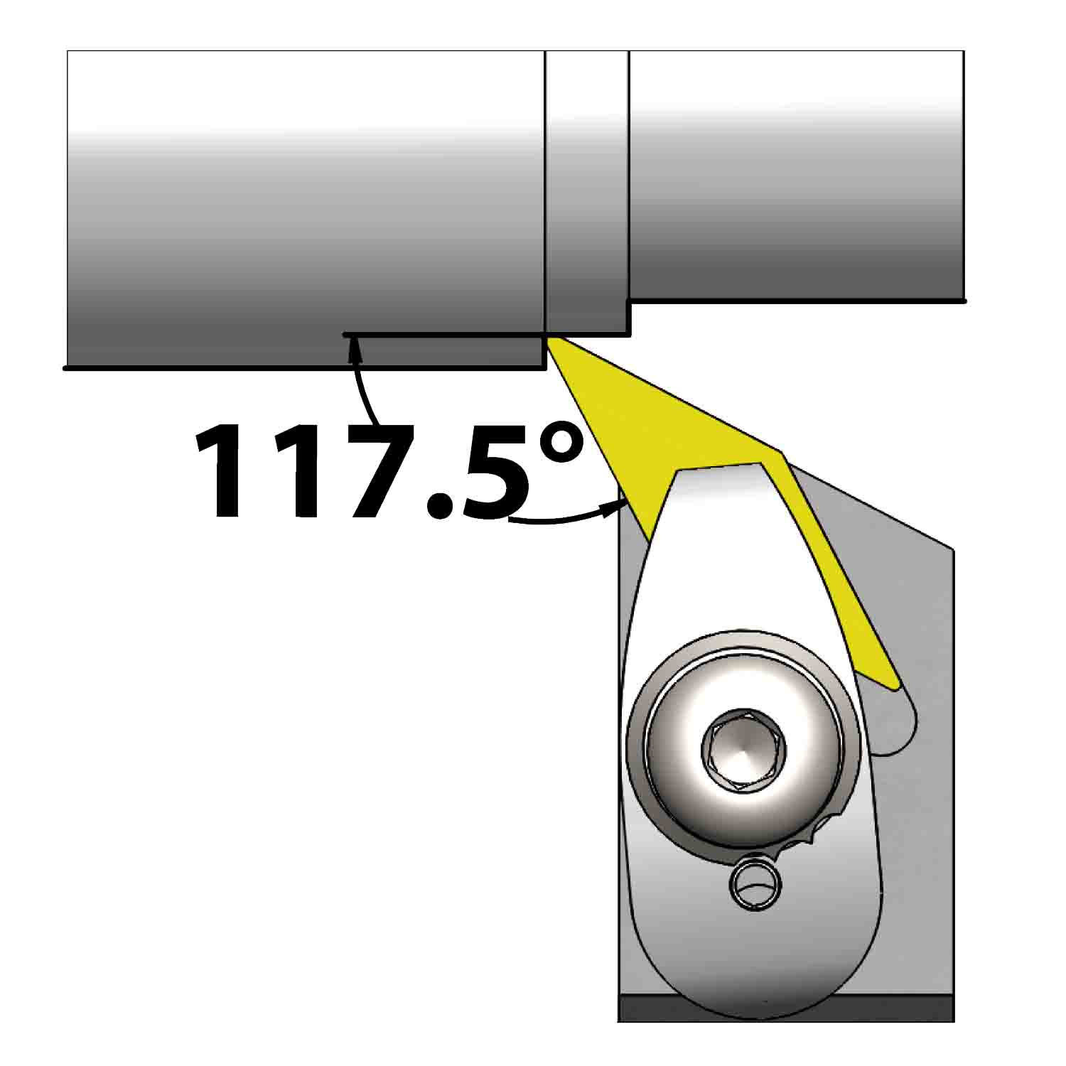 External turning<br />Top clamping<br />DVPN L/R