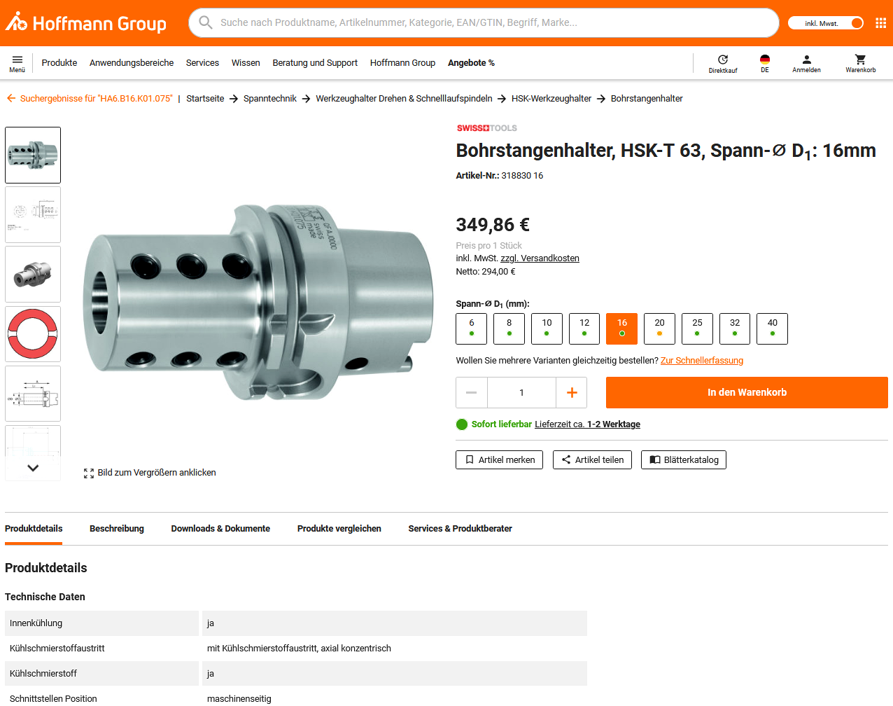 SWISSTOOLS bei Hoffmann Group